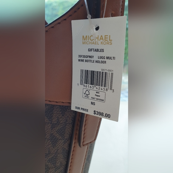 NWT MK WINE BOTTLE HOLDER BAG - Picture 5 of 5